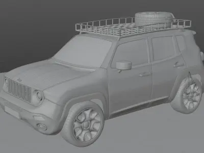 Jeep Renegade 3D model