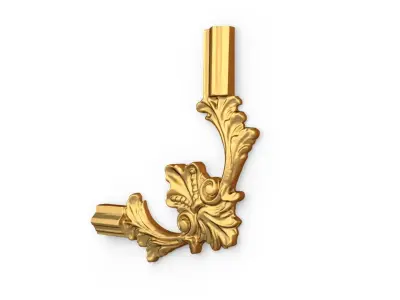 Classic decor ornament 334  3D model
