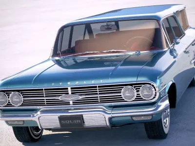 Chevrolet Nomad Wagon CG 1960 3D model