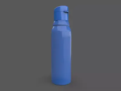 PBR Sports Water Bottle D Low-poly 3D model