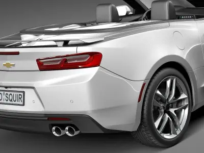 Chevrolet Camaro SS Convertible CG 2016 3D model