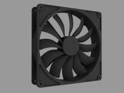 PC Cooler 3D model