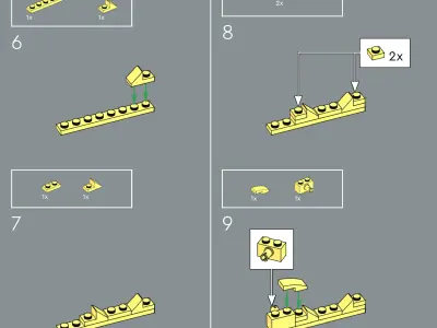 TwindBricks3D - 31211 The Fauna Collection - Macaw Parrots 3D print model