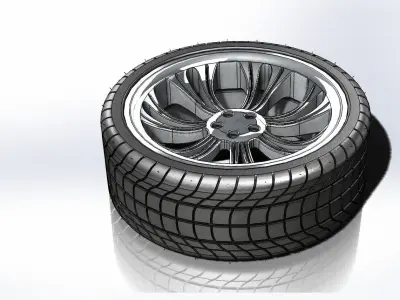 Alloy Wheel 1 3D model