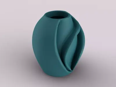 Twist Flow Vase 3D print model