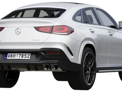 Mercedes Benz AMG GLE 63 Coupe 2021 3D model