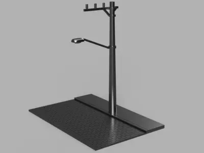 Diorama scale 1-43 -  Street Miniature Car - 3d Print 3D print model