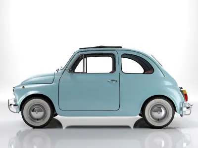 Fiat 500 1965 3D model