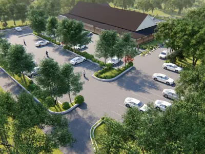 Church Building redesign and render in lumion 8 3D model