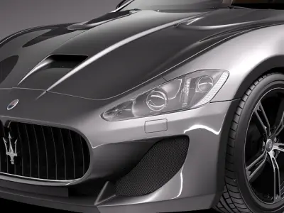 Maserati GranTurismo MC Stradale 2014 3D model