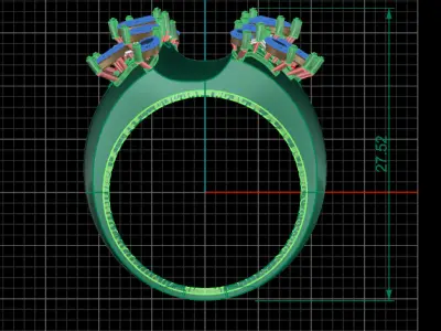 jewelry ring 245 3D print model