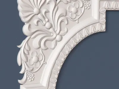 Molding Corner 3D model 2