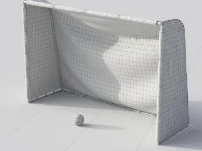Soccer Gates 3D model