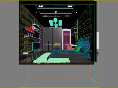 bedroom 20 3D model