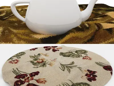 Rugs No 34 Low-poly 3D model