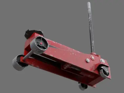 Car Jack 1A Low-poly 3D model