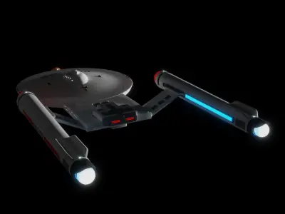 Arcturus Class Cruiser Free 3D model