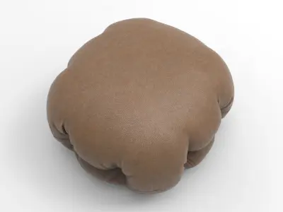 Hert Pouf Low-poly 3D model