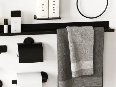 Bathroom accessories 30 3D model