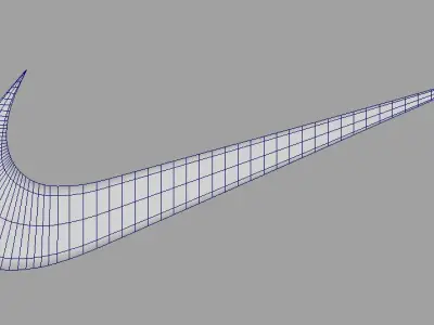 Nike 3d Logo 3D model