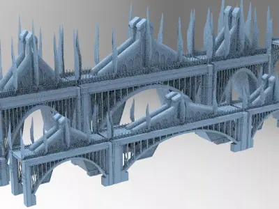At Deco Bridge 4 designs 3D model
