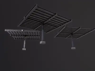Construction steel beam 3D Model Low-poly 3D model