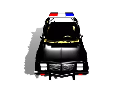 Dodge Monaco Police Car 3D model