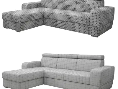 Sofa Paola by Black Red White 3D model