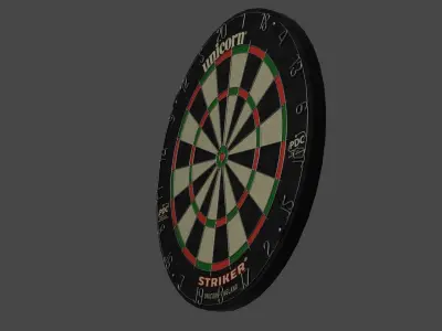 Dartboard 3D model dart board 3D model