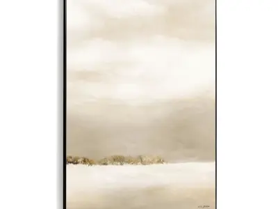 Plaster Two Photo Frame 466 Low-poly 3D model