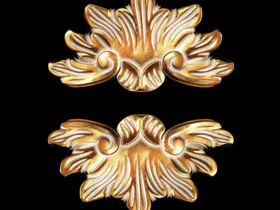 Classic carved 041 3D model
