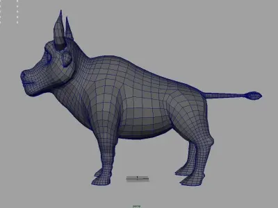 Bison snake 3D model