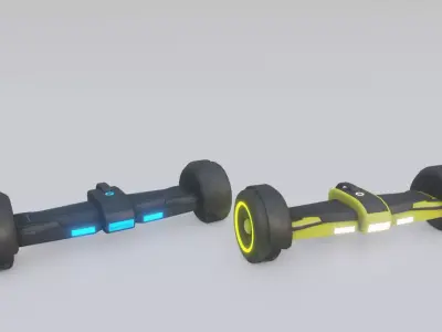 Overboard F12 Low-poly 3D model