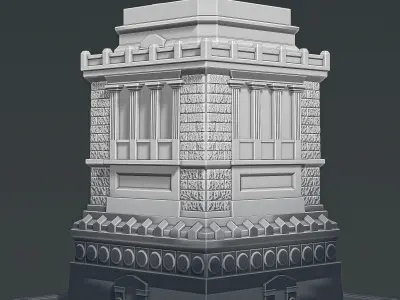 Pedestal of the Statue of Liberty RoZ 3D print model