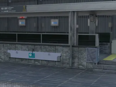 JPSubwayEntrance 3D model