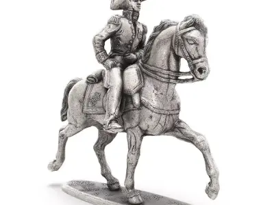 French Knight - 3D printable version included 3D model