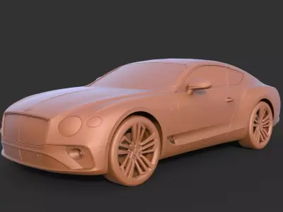 Bentley Continental 2018 3D print model