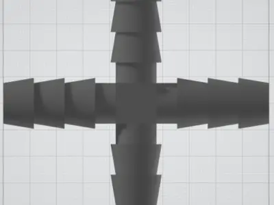 Connectors for 4mm tubes 3D print model