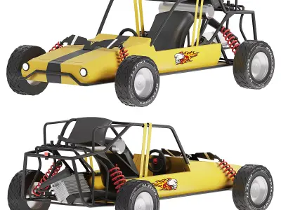Car Bagi 3D model