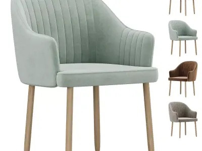 MELISA 2 Kitchen chair 3D model