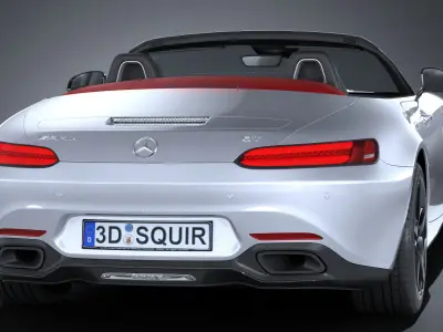 Mercedes AMG GT Roadster 2017 3D model