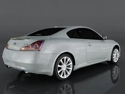 Infiniti G37 Low-poly 3D model