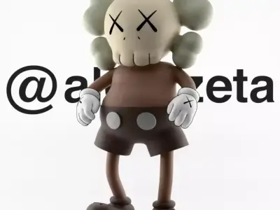 Kaws Bounty Hunters Textured Low-poly 3D model