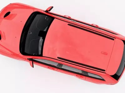 Jeep Grand Cherokee Trackhawk 2018 Low-poly 3D model