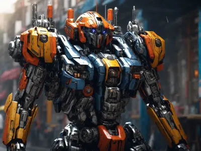 History of Robots 3D model