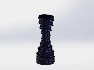 tornado vase 3D print model