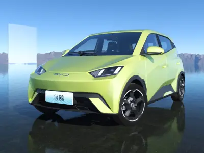 2024 BYD DOLPHIN MINI EV With interior 3D model