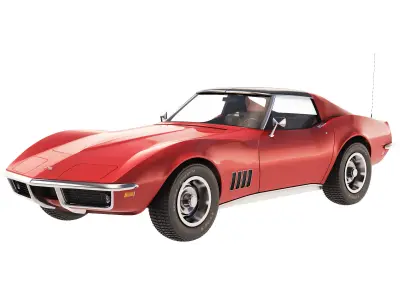 Chevrolet Corvette Stingray C3 1969 3D model