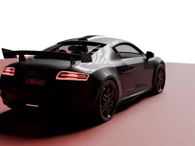 Audi R8 Blak 3D model