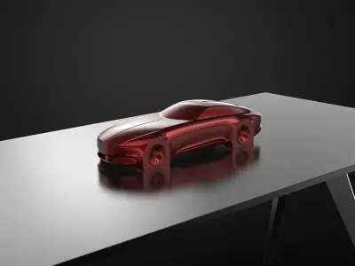 Mercedes Maybach Vision 6 Concept Car Speedform Automotive Art 3D model